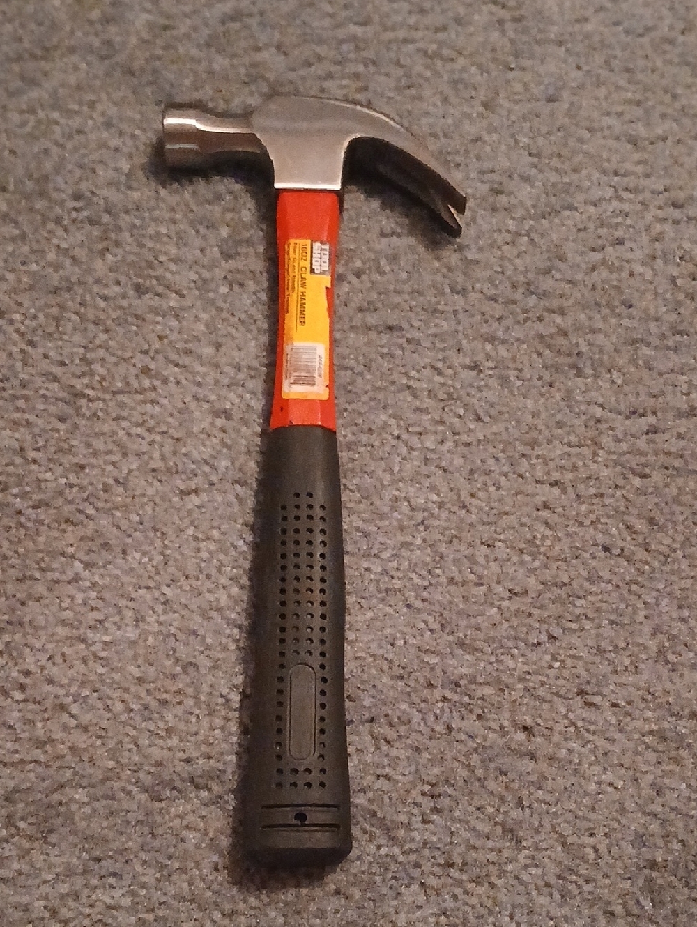 Unbranded Red and Black Claw Hammer for Men